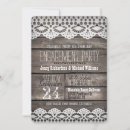Search for lace engagement party invitations Vintage