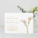 Search for lily funeral invitations In loving memory