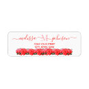 Search for monogram floral return address labels Flower