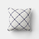 Search for blue moroccan trellis pillows White