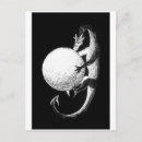 Recherche de dragon noir cartes postales Noir et blanc