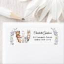Search for purple owl return address labels For her