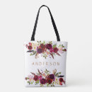 Recherche de burgundy tote bags Floral