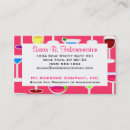 Recherche de boissons alcoolisées cartes visite Barman