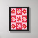 Search for retro flowers canvas prints Daisy
