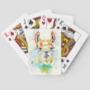 Search for zoo animals playing cards Llamas
