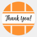 Search for orange thank you stickers Party