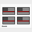 Search for emerging rectangle stickers Firefighter