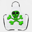 Search for skull and bones aprons Scary