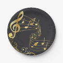 Search for music paper plates Trendy