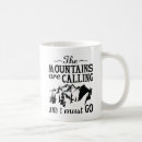 Search for mountains calling mugs Hiking