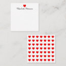 Search for red heart note cards Girly