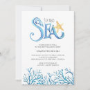 Search for ocean birth announcement cards Blue