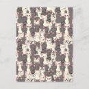 Search for animal pattern vertical postcards Kitty