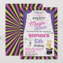 Recherche de spectacle magie invitations Partie magique