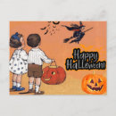 Search for vintage happy halloween postcards Retro