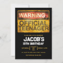 Search for 13 years old invitations For him