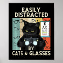 Search for cat with glasses posters Cats