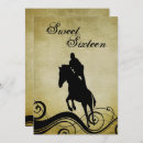 Search for horse sweet 16 invitations Equestrian