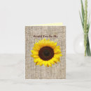 Search for western bridal party proposal cards Sunflowers