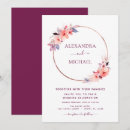 Search for rose gold geometric wedding invitations Floral