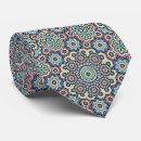 Recherche de motif marocain et marocain cravates Bleu