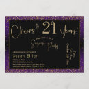 Search for cheers to 21 year invitations Party