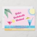 Search for colourful bachelorette party invitations Beach