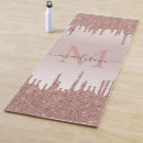 Search for pink sparkles yoga mats Monogrammed
