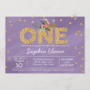 Search for purple confetti invitations Glitter