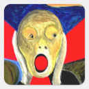 Search for the scream stickers Spooky
