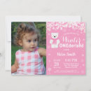 Search for polar bear birthday invitations Winter onederland birthday