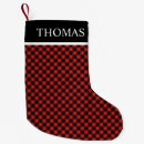 Search for red and black christmas stockings Modern