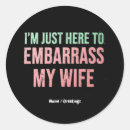 Search for funny husband birthday stickers Wife