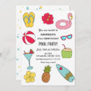 Search for summer fun invitations Swimming
