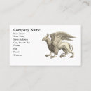 Search for beasts business cards Medieval