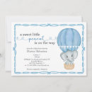 Search for sweet little peanut invitations Blue