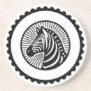 Recherche de savane dessous de verres Zèbre