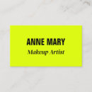 Recherche de vert chartreuse cartes visite Maquillage