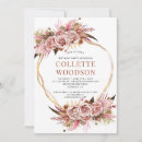 Search for pink glitter birthday invitations Floral