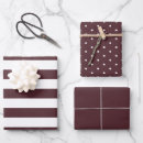 Search for burgundy stripes wrapping paper Trendy