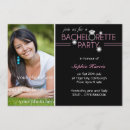 Search for bling bachelorette party invitations Pink