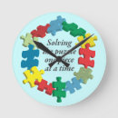 Search for puzzle clocks Autism awareness