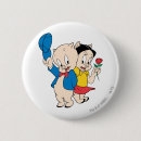 Search for porkie buttons Looney tune character