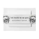 Search for halloween wedding invitation belly bands Skeletons