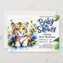 Search for blue tiger invitations Boy