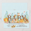 Recherche de woodland baby boy shower invitations Rustique