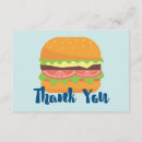 Search for hamburger thank you cards Fast food