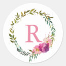 Search for pink flower wreath stickers Floral