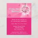 Search for disco sweet 16 invitations Dancing